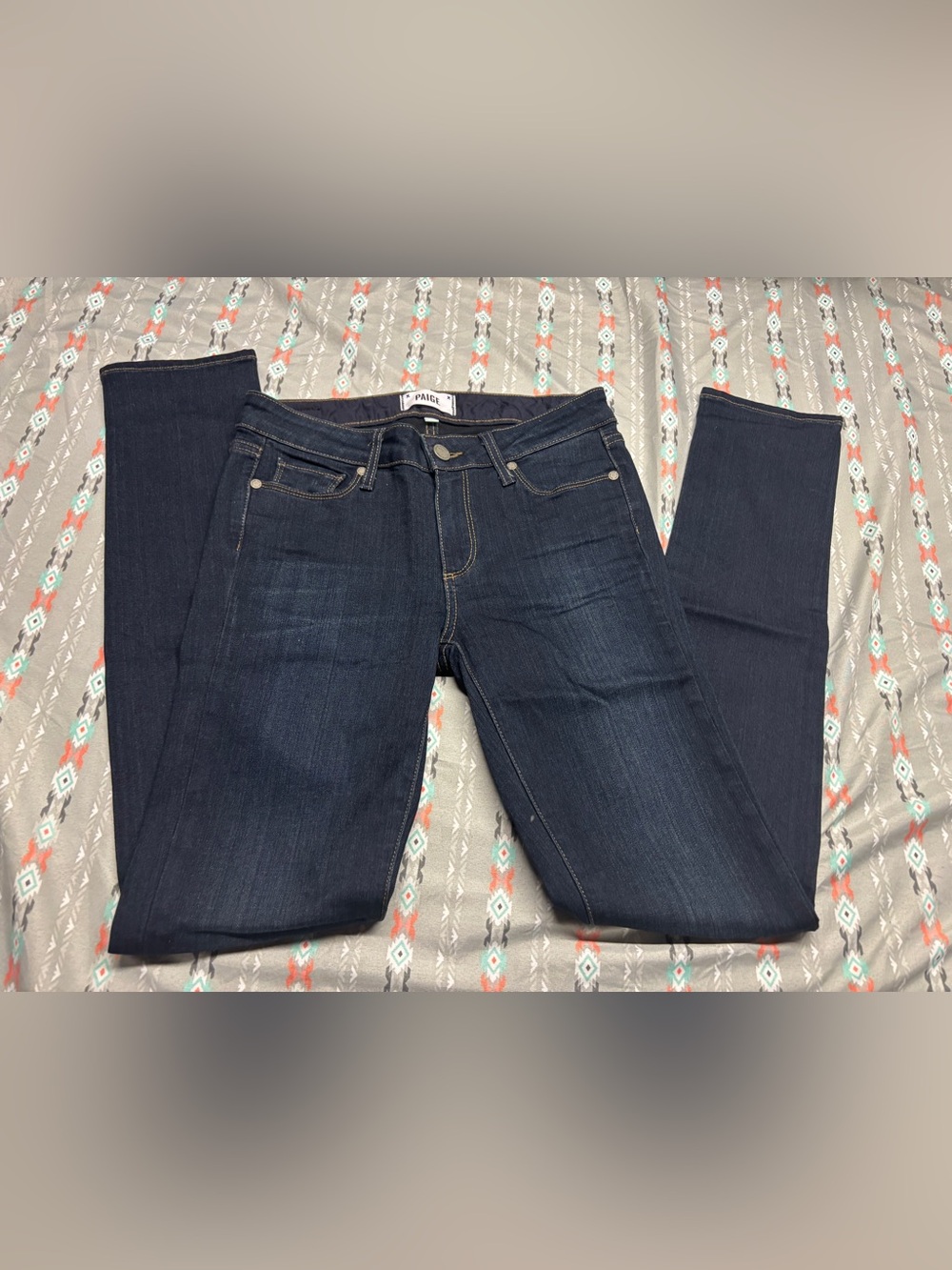 ⚛️PAIGE Dark Indigo Skinny Jeans